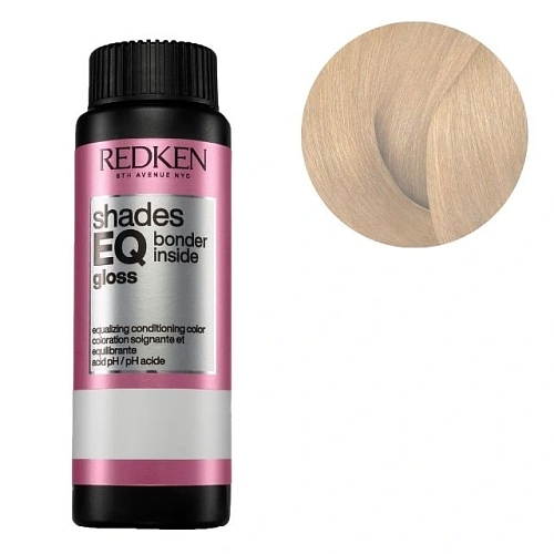 Краска-блеск без аммиака для тонирования и ухода - Redken Shades Eq Gloss Bonder Inside  010G - Лимонная глазурь